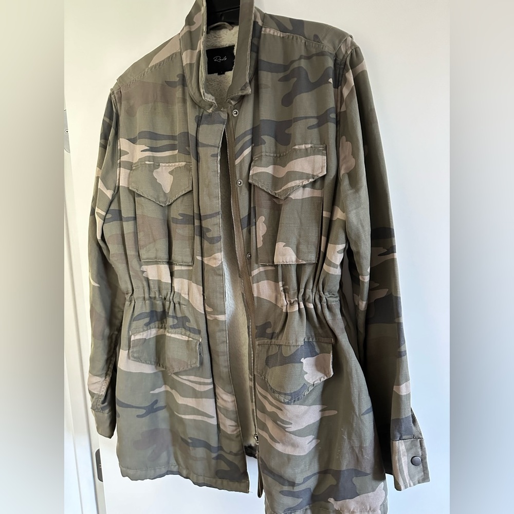 Rails Whitaker Camo Utility Linen Blend Jacket